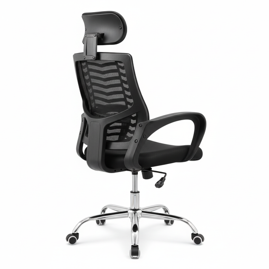 Ergonomic Mesh Office Chair - Back Angle View