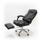 Executive recliner chair with leg rest - three-quarter view